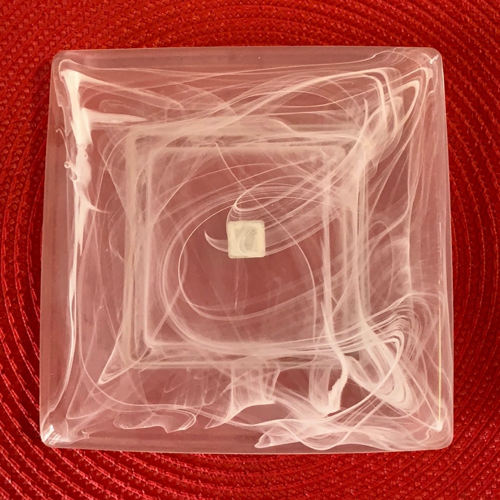 Partylite glass candle holder